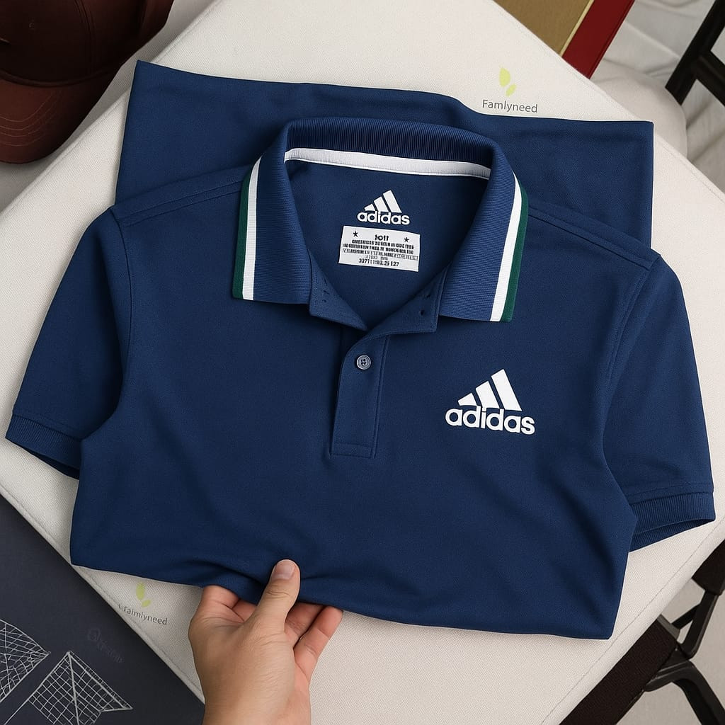 Men's Premium polo shirt.