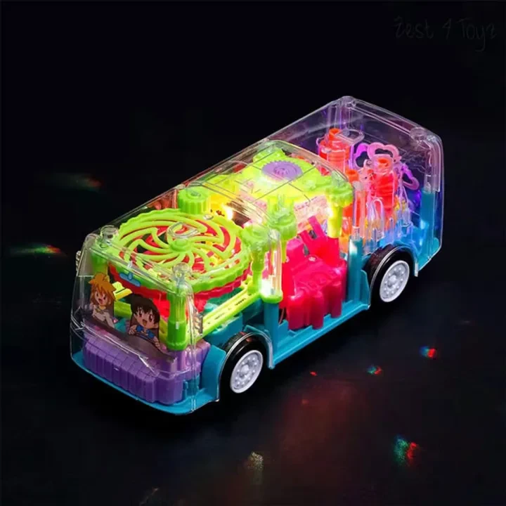 Gear Light Bus Toy with Music & 3D lighting