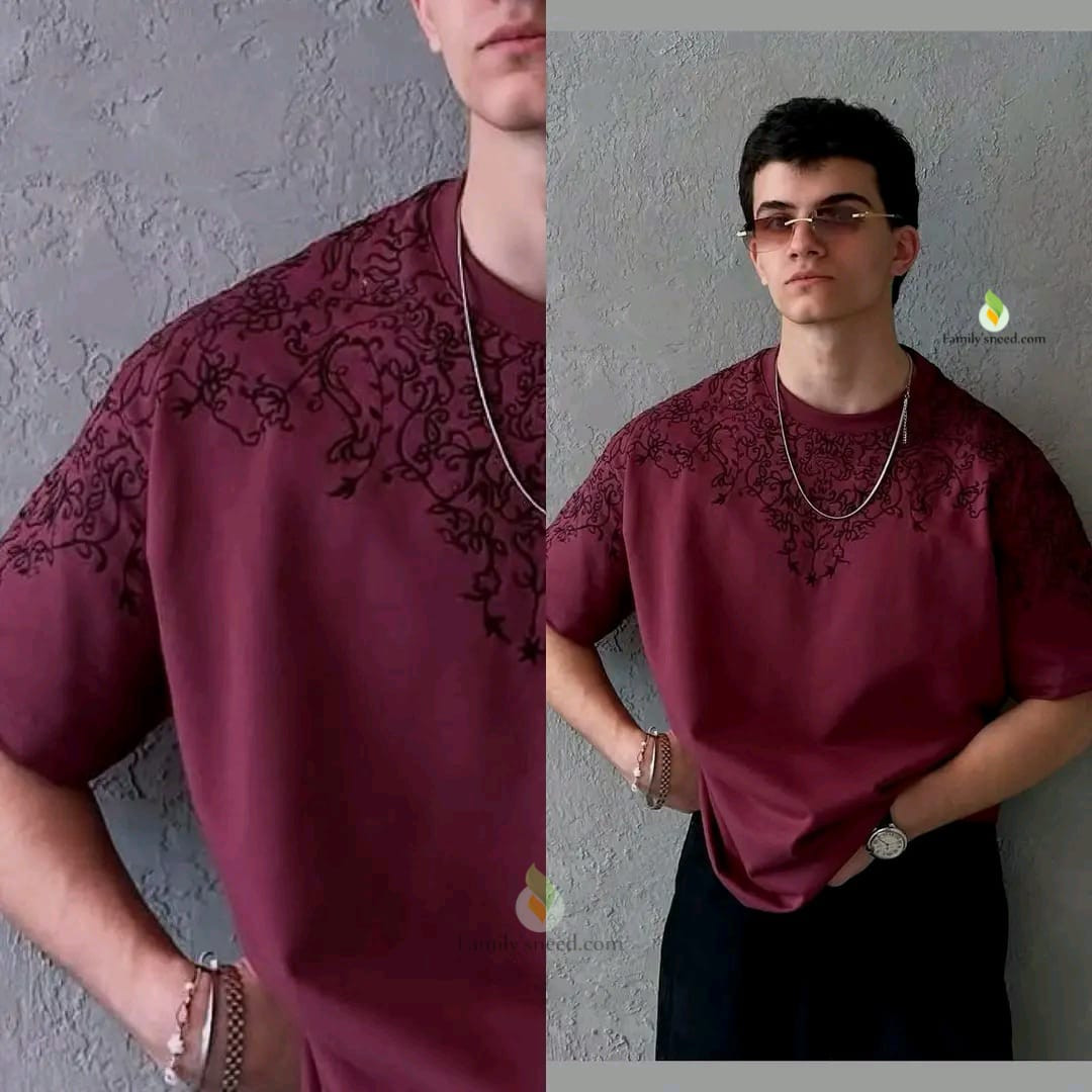 China Coss terry cotton Drop shoulder.