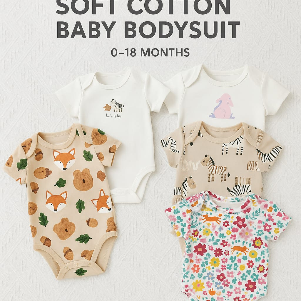 বেবি কিপার ৫ পিসের কম্বো,কালার চুজ করার অপশন নেই,এড্রেসের সাথে বেবির বয়স এবং জেন্ডার লিখে দিন। প্রতি কালারের এক পিস করে ৫ পিসের সেট মিলিয়ে দিব ইনশাল্লাহ৷