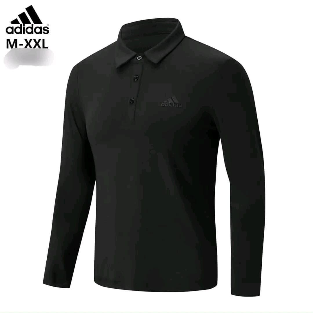 Man 's premium full sleeve polo shirt.