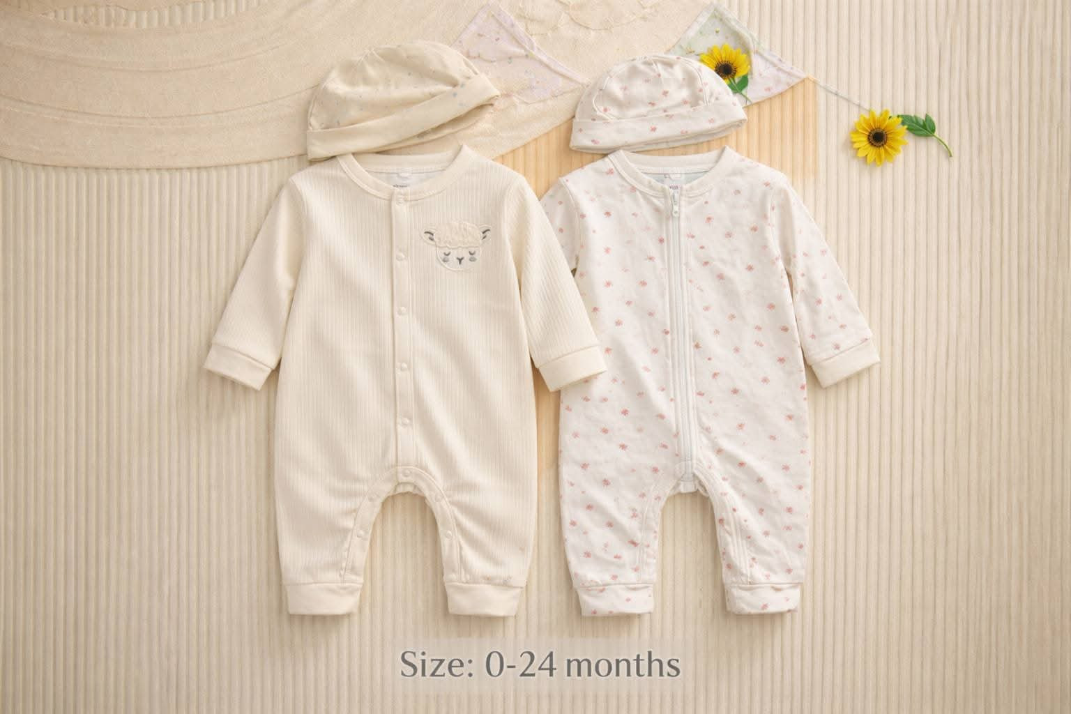 বেবি হুডি রম্পার ২ পিসের কম্বো অফার।