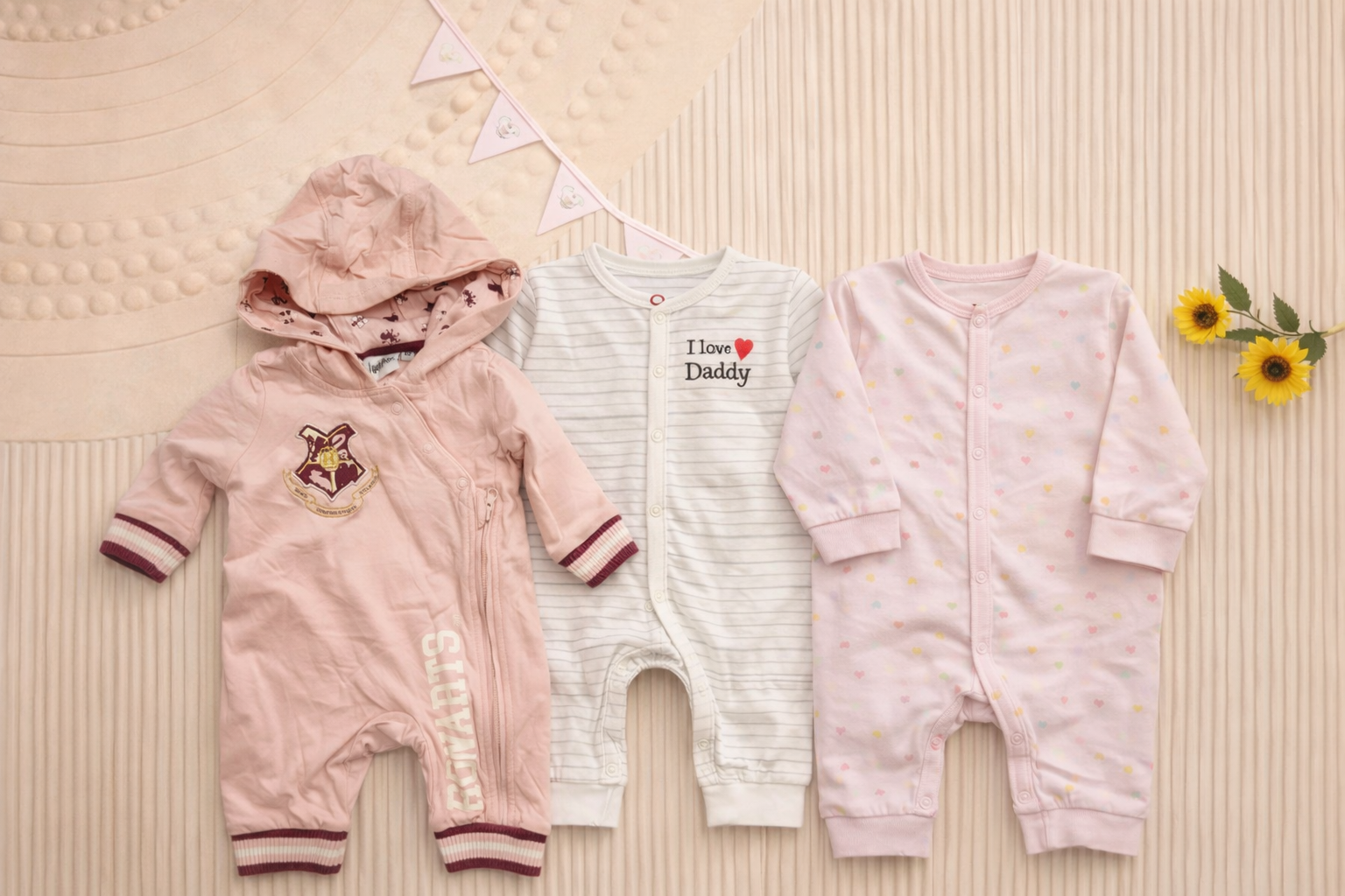 বেবি হুডি রম্পার ২ পিসের কম্বো অফার।