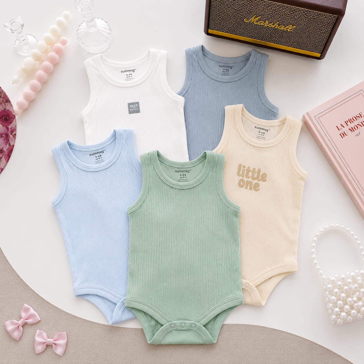 Baby Sleeveless keeper 5 piece