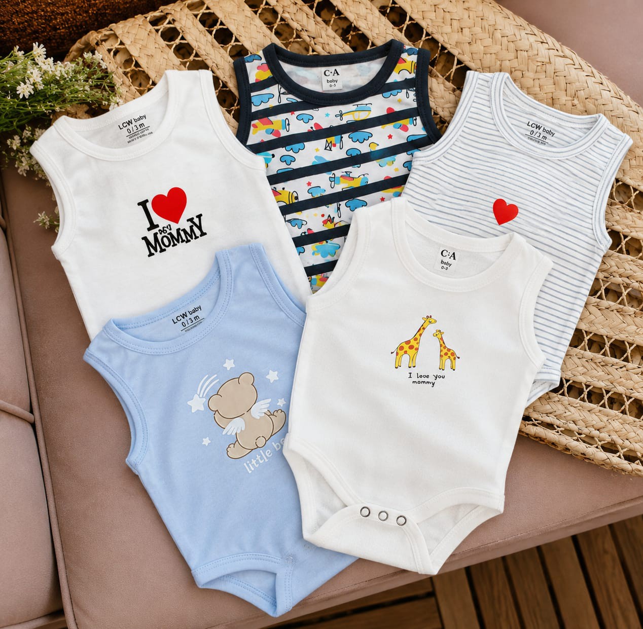 Baby Sleeveless keeper 5 piece